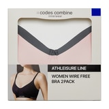 코데즈 컴바인 브라 2매 - 라이트핑크/다크그레이, M(95) 코데즈 컴바인 브라 2매 - 라이트핑크/다크그레이, M(95)
