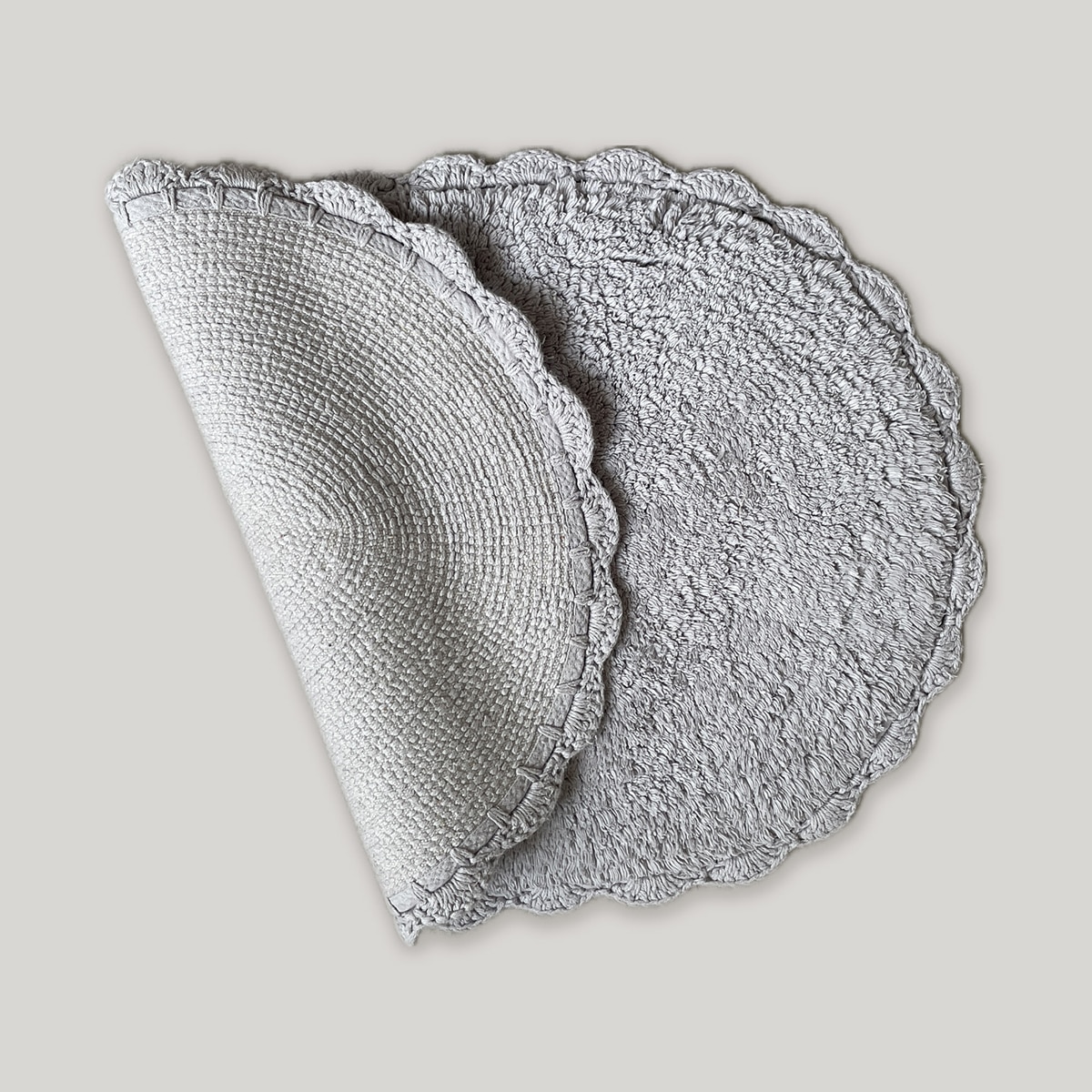 플로티나 순면 발매트 세트 3P - 40 x 60cm, 그레이3P 플로티나 순면 발매트 세트 3P - 40 x 60cm, 그레이3P