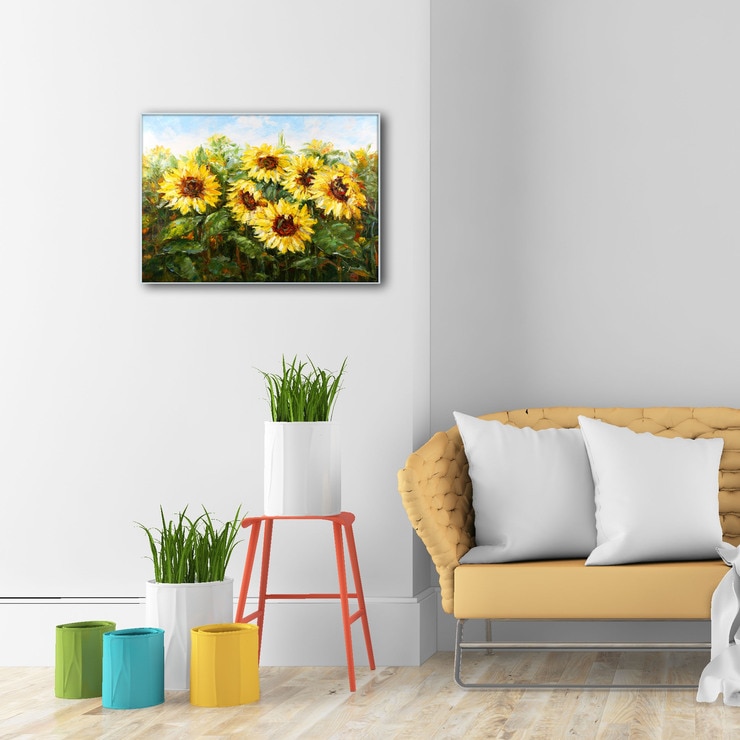 지클레 그림 액자 42x30cm - 해바라기들의 왈츠 지클레 그림 액자 42x30cm - 해바라기들의 왈츠