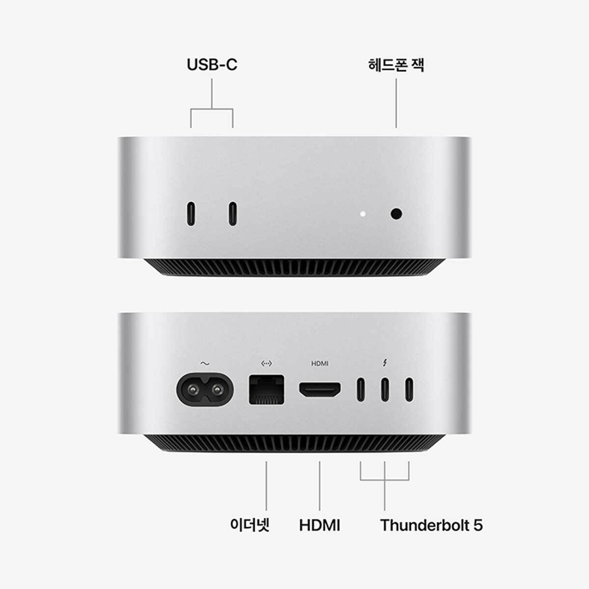 Apple 맥 미니 M5 Pro, CPU 15, GPU 16, 24GB, 512GB Apple 맥 미니 M5 Pro, CPU 15, GPU 16, 24GB, 512GB