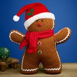 크리스마스 진저브레드 맨 인형 장식 56cm - 레드 크리스마스 진저브레드 맨 인형 장식 56cm - 레드