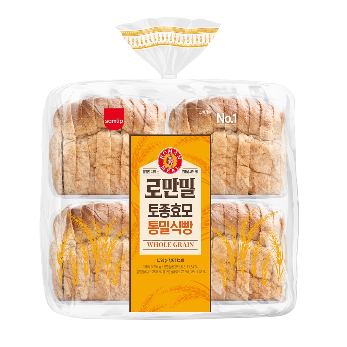 삼립 토종효모 로만밀 식빵430g x 4