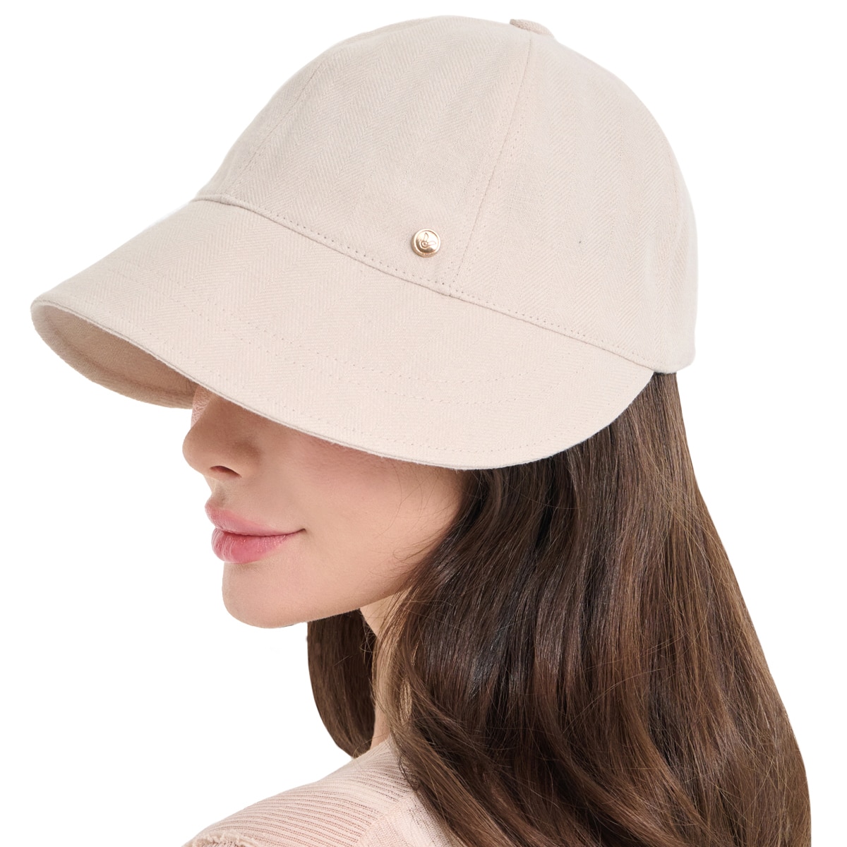 안드레아바나 여성 캡 모자 - 아이보리