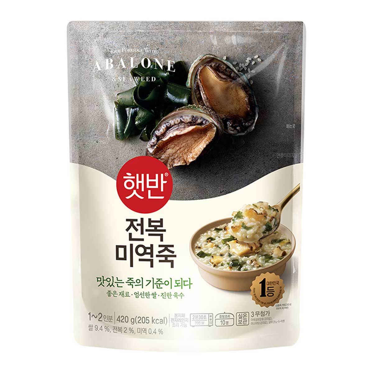 CJ햇반 소프티밀전복미역죽 420g x 7
