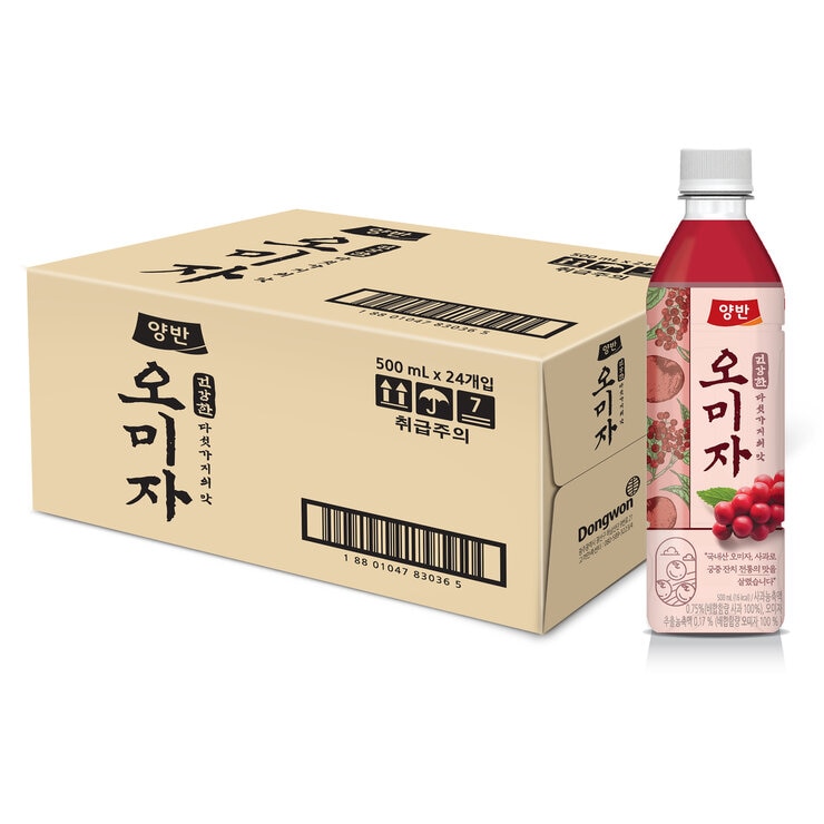 양반오미자차 500ml x 24병 양반오미자차 500ml x 24병