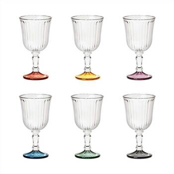 모네프 컬러 고블렛 320ml 6P