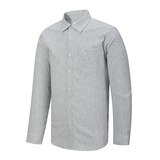 카운테스마라 남성 긴소매 린넨 셔츠 - 그레이