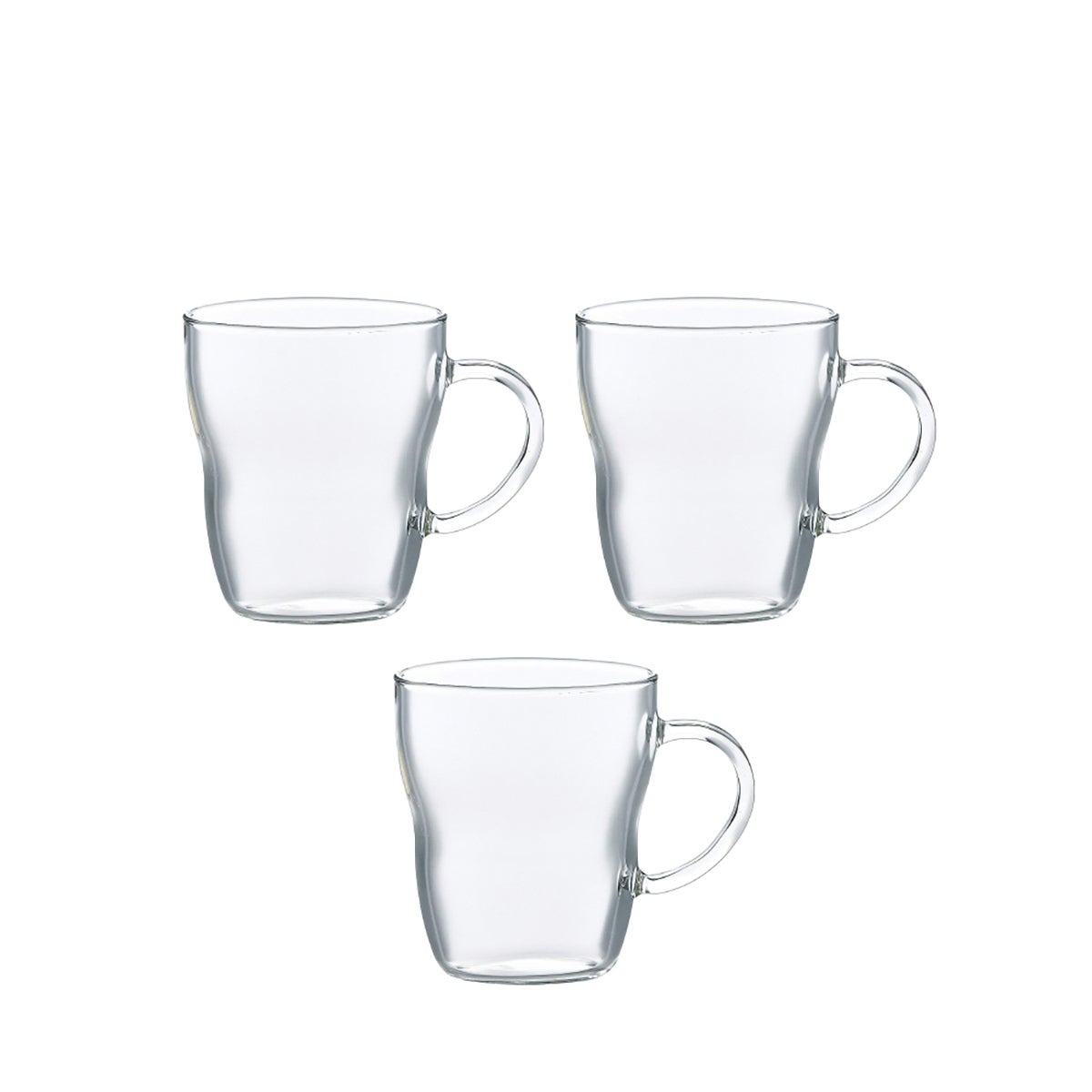 도요사사키 내열 유리 머그컵 330ML 3P