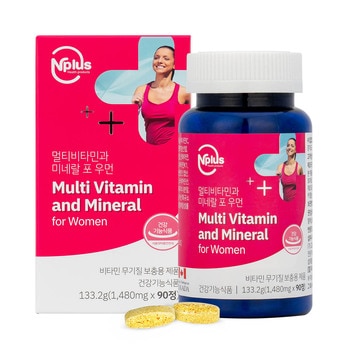엔플러스멀티비타민과미네랄포우먼1,480mg x 90 x 2