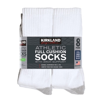 커클랜드 시그니춰 남성 스포츠 양말 8족
