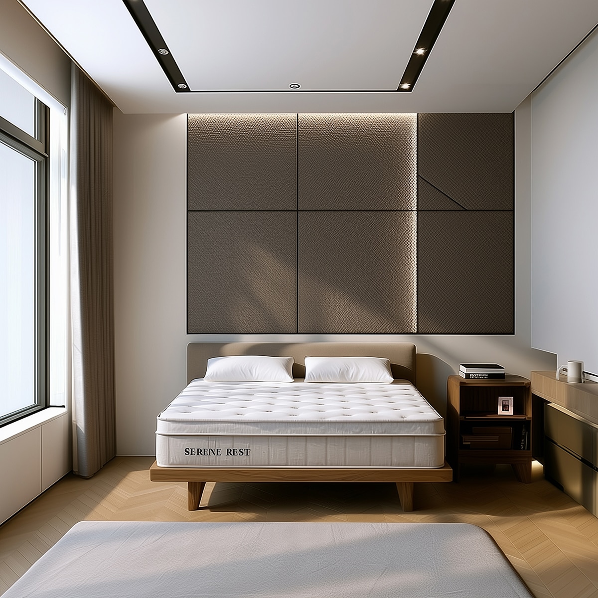 럭스나인 세렌레스트 유로탑 스프링매트리스-슈퍼싱글