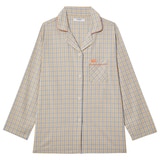 게스 여성 코튼 파자마 세트 - 옐로우 체크, M 게스 여성 코튼 파자마 세트 - 옐로우 체크, M