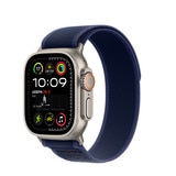 Apple 워치 울트라 2 내추럴티타늄 블루 트레일 루프 - ML