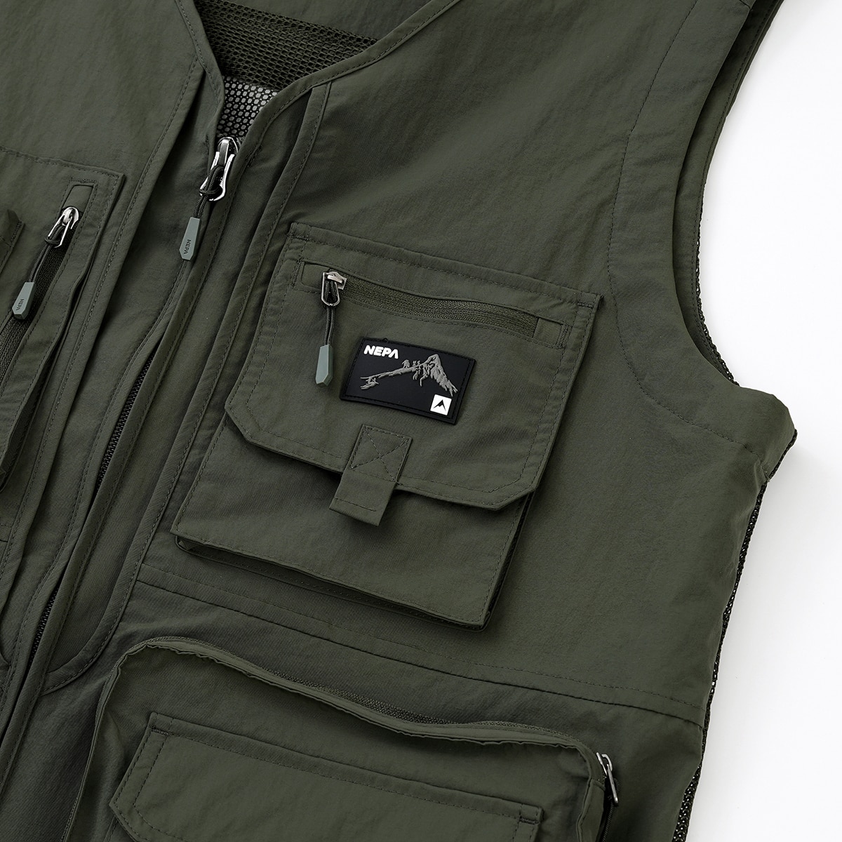 네파 성인 유틸리티 우븐 조끼 - 다크 카키