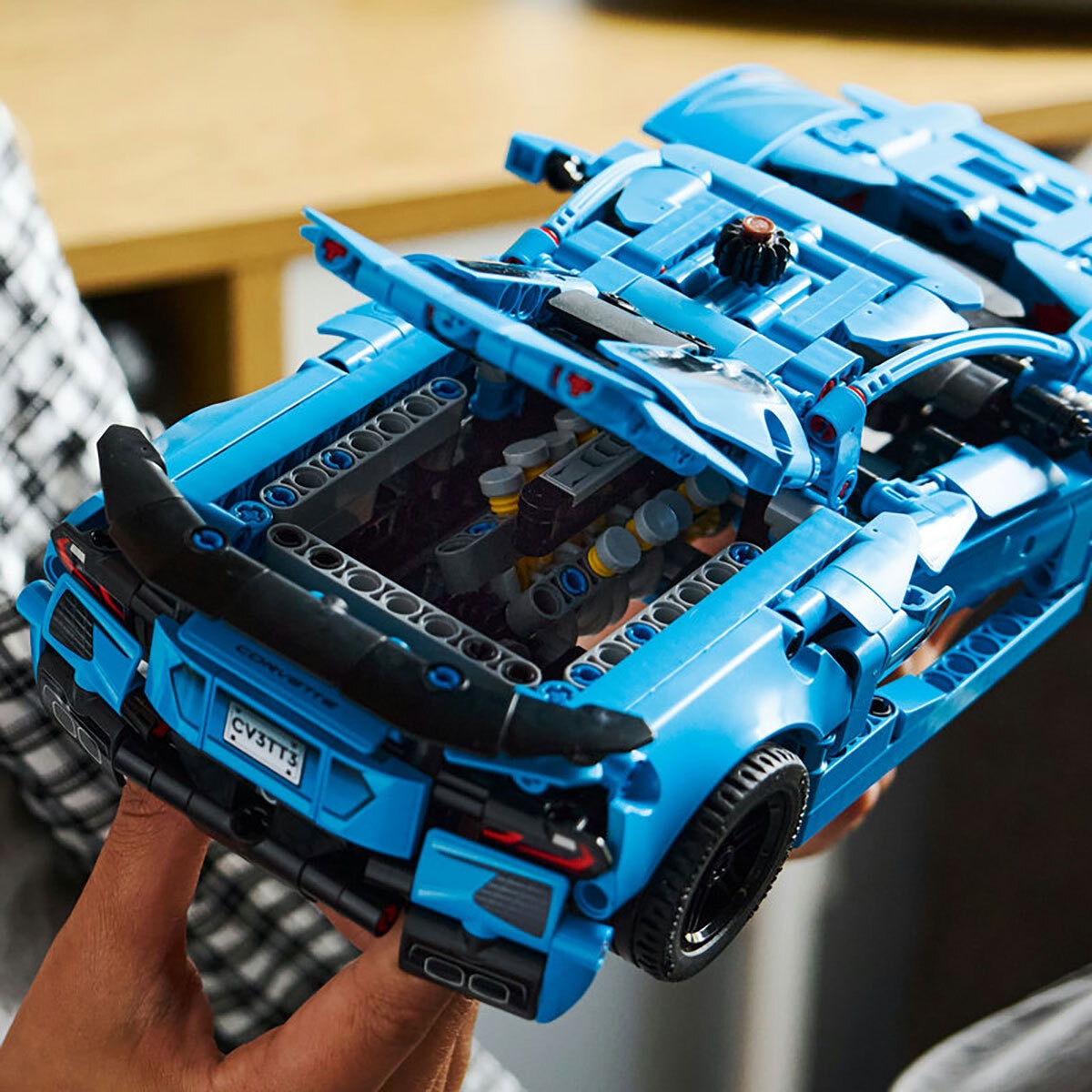 레고 테크닉 Chevrolet Corvette Stingray Blue 42217