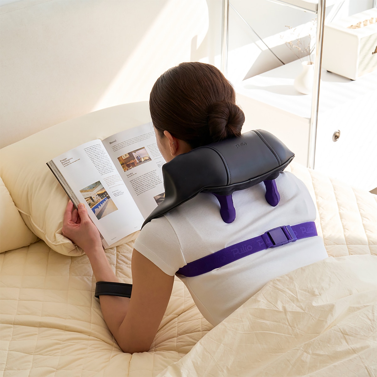 풀리오 목 어깨 마사지기