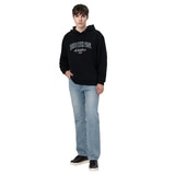 UCLA 남성 베이직 로고 후드 - 블랙, XL