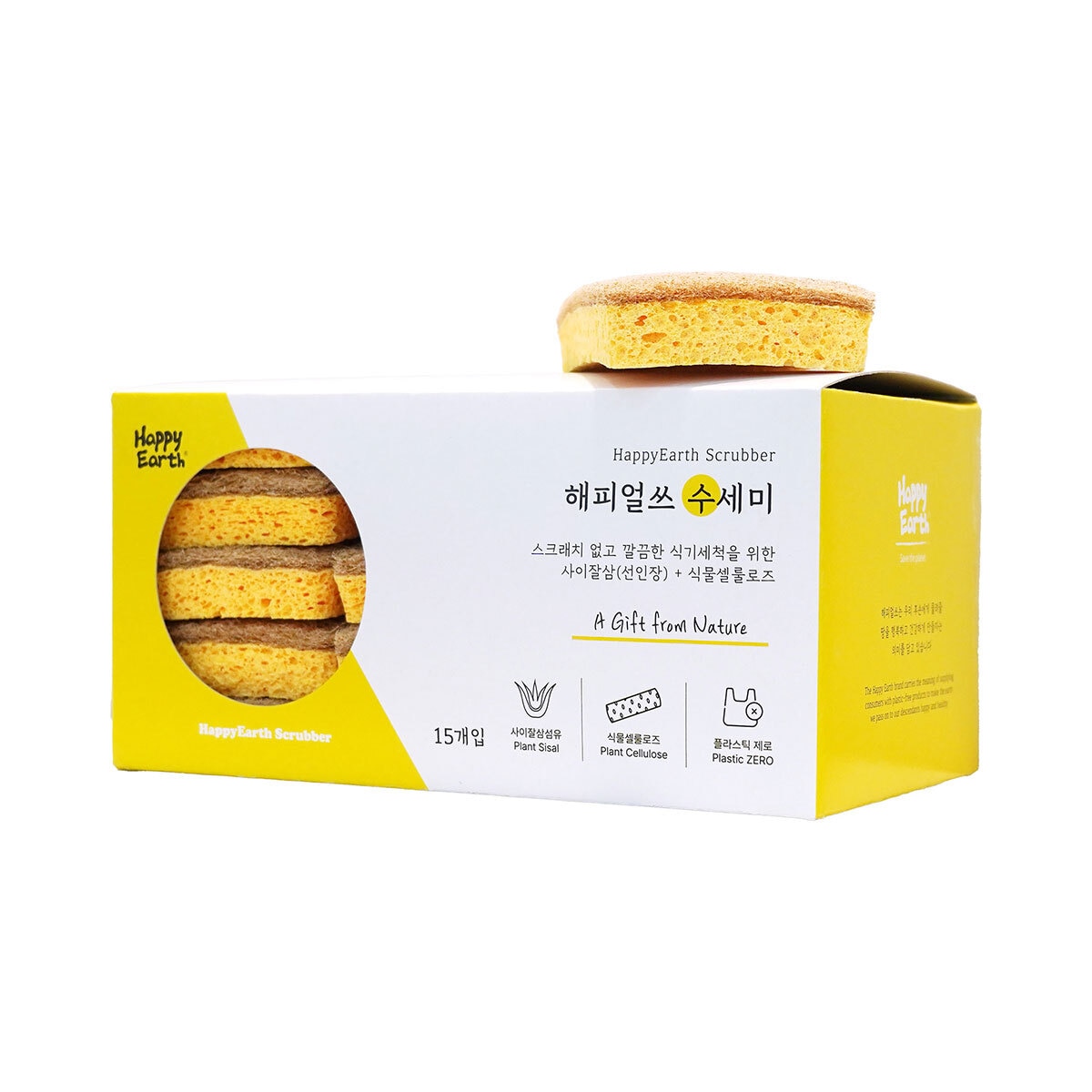 해피얼쓰 수세미 15개입 x 2