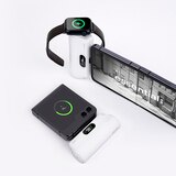 스마텍 도킹형 보조배터리 5000mAh x 2 - TYPE C 1개 + 라이트닝 1개