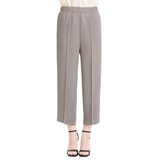 요이츠 여성 핀턱 플리츠 배기 팬츠