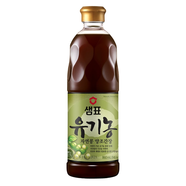 샘표 유기농 자연콩간장 860ml x 3