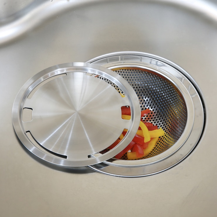 4BNK 소형 싱크 바스켓 & 배수구망 세트