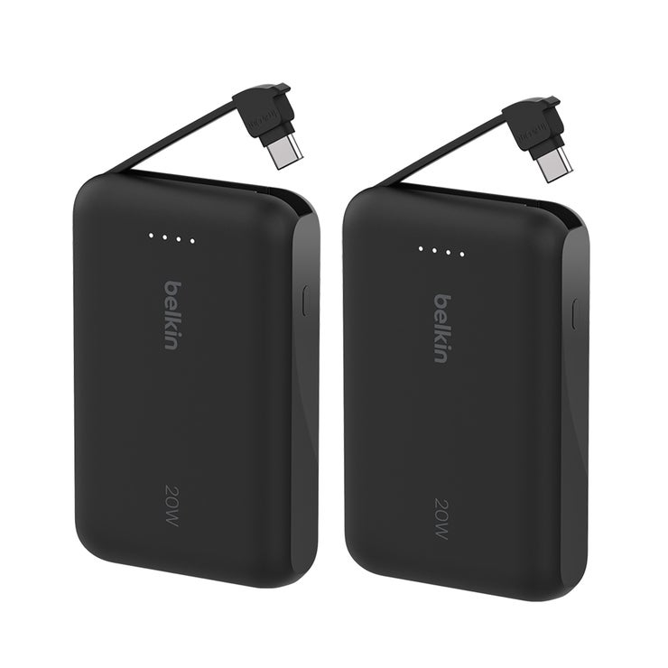 벨킨 USB-C 케이블 일체형 20W 10000mAh 보조배터리 2PK 벨킨 USB-C 케이블 일체형 20W 10000mAh 보조배터리 2PK