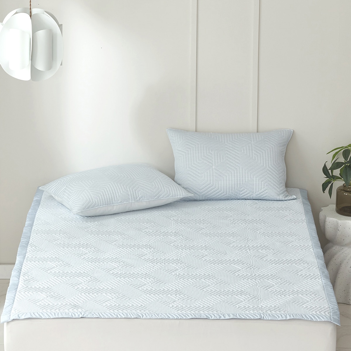 알러텍트 아이스 베개 커버 2P - 블루