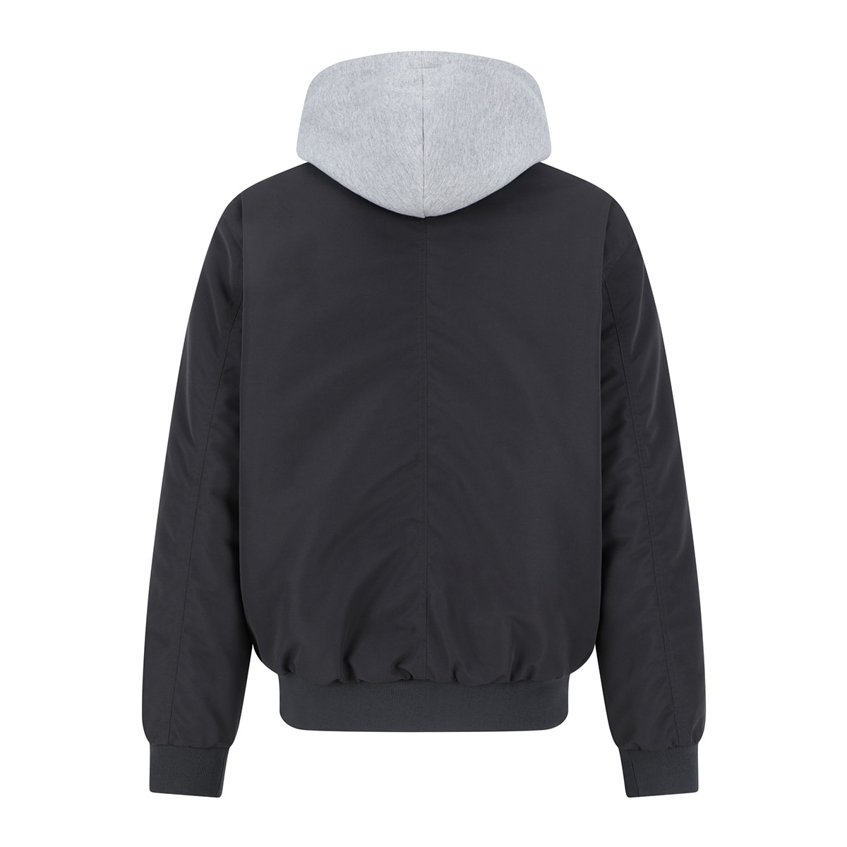 게스 남성 후디 보머 자켓 - 차콜그레이