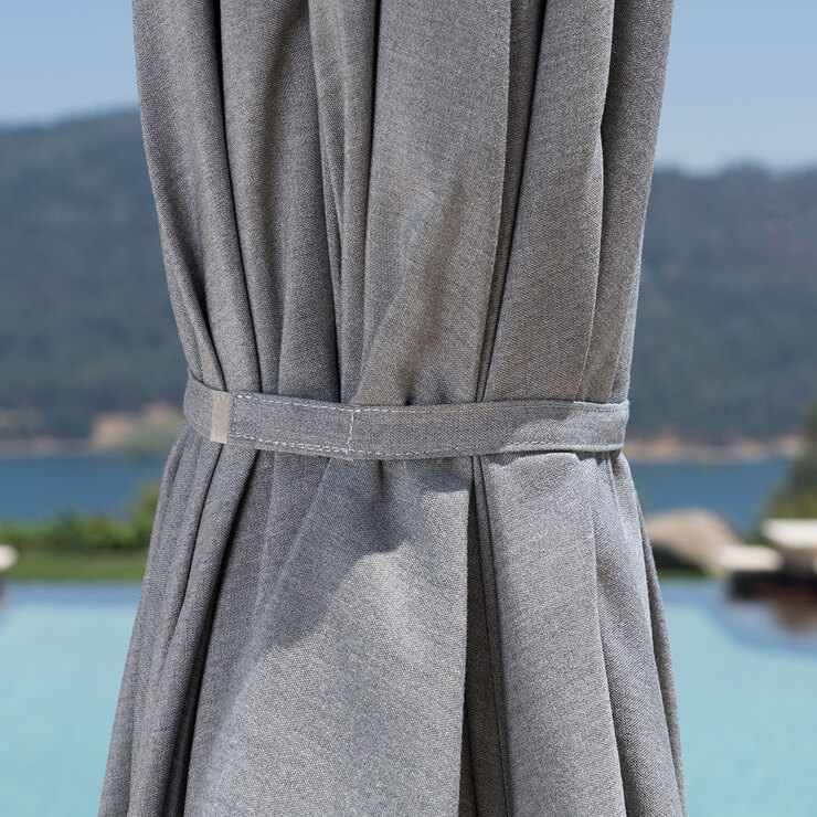 선빌라 LED 정원용 우산, 지름 2.9m