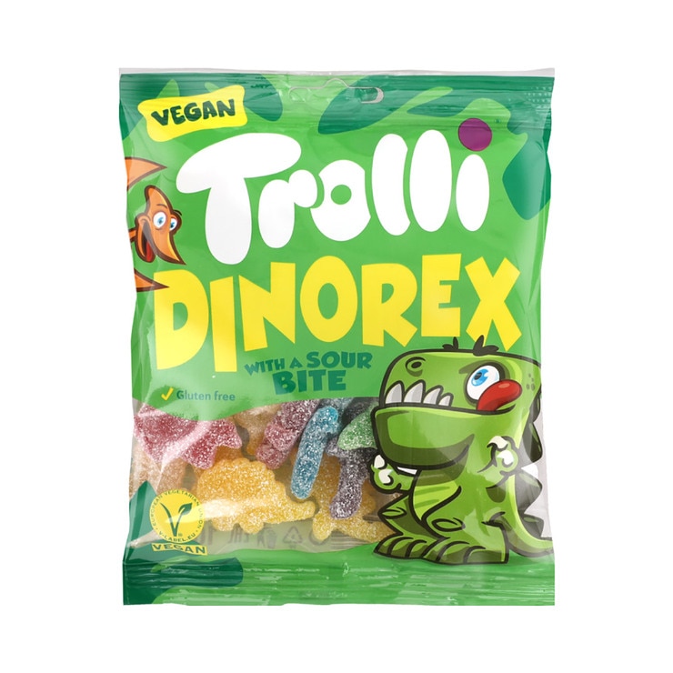 트롤리 젤리 4종 1,200g / 100g x 12 - 트롤리 젤리 4종 100g x 12 (키스 3, 퍼니벌스 3, 애플 3, 다이노 3)