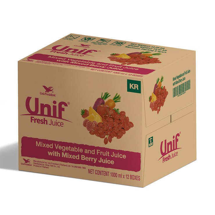 Unif 믹스 베리 주스1L x 12