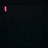 리바이스 남성 반소매 포켓 티셔츠 - 블랙