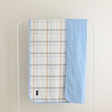 오리고 면 시어서커 담요 100 x 150cm - 아이보리