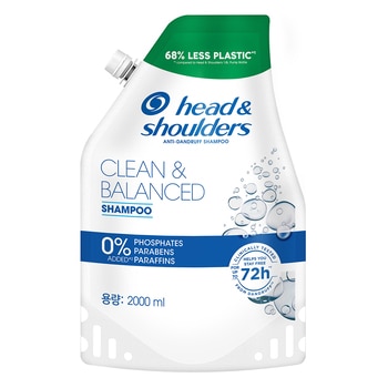 헤드앤숄더 클린&밸런스드 샴푸 2L