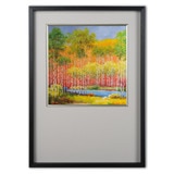 지클레 아트포스터 56x80cm - 환상의 자작나무 숲 I