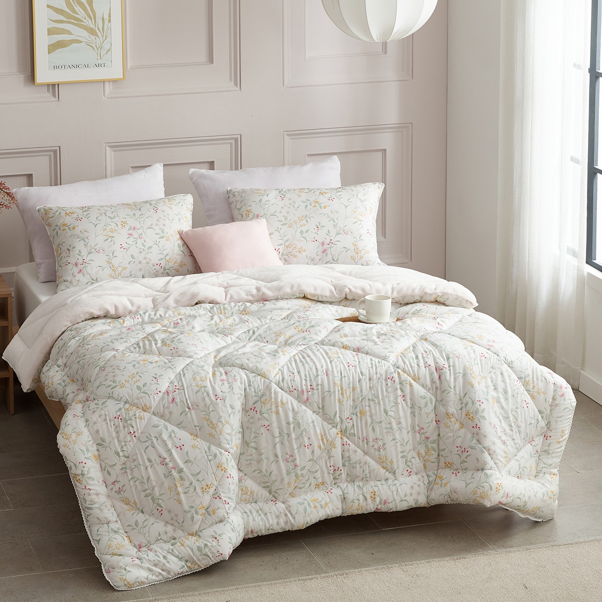 에이프릴앳홈 모달 극세사 차렵이불 - 퀸, 이오니