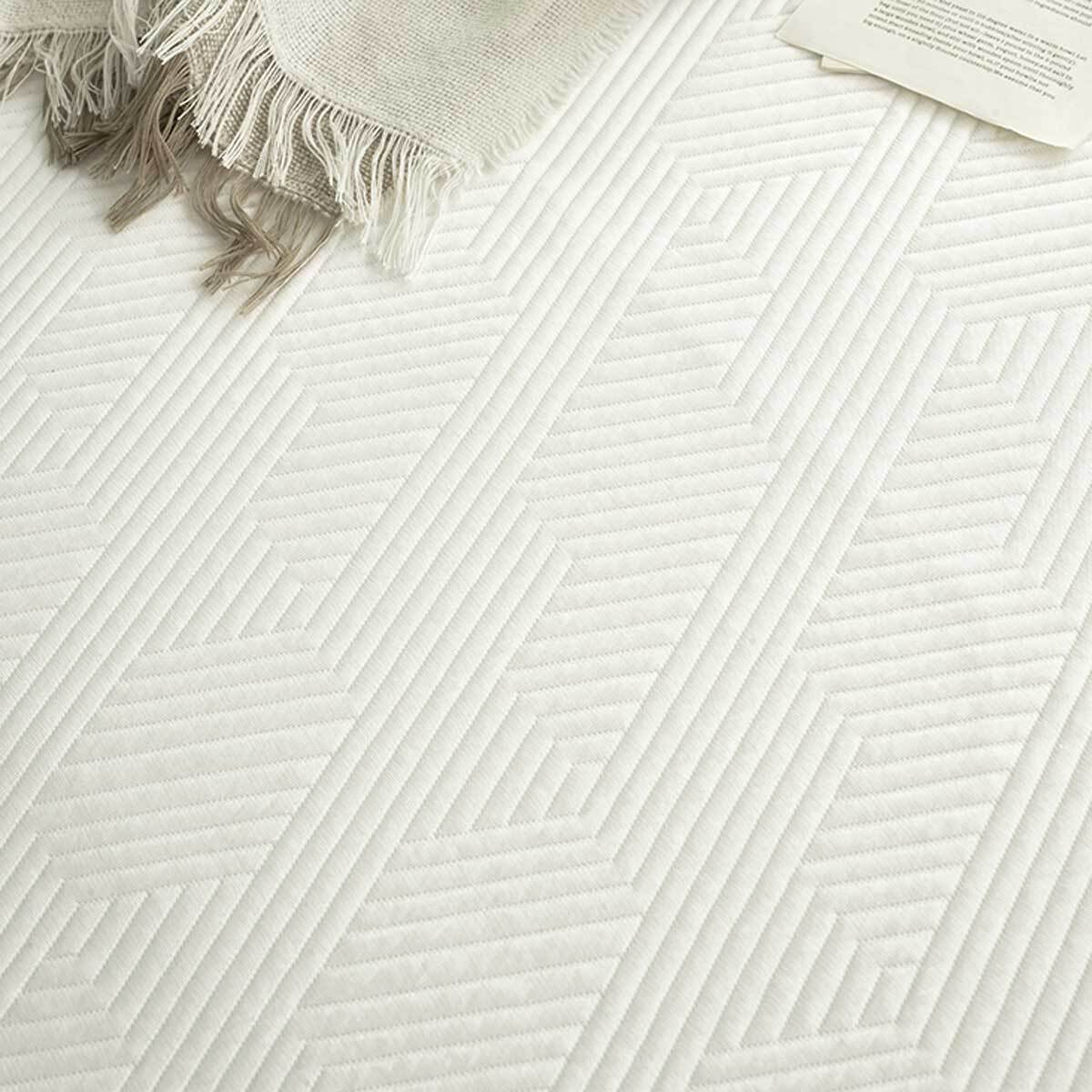 에이프릴엣홈 3중직 아이스 메쉬 패드 - 퀸, 화이트