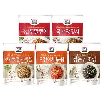 종가집 냉장반찬 5종혼합팩 1 호 종가집 냉장반찬 5종혼합팩 1 호