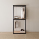 스피드랙 다용도 3단 철제 행거 80 x 40 x 180cm