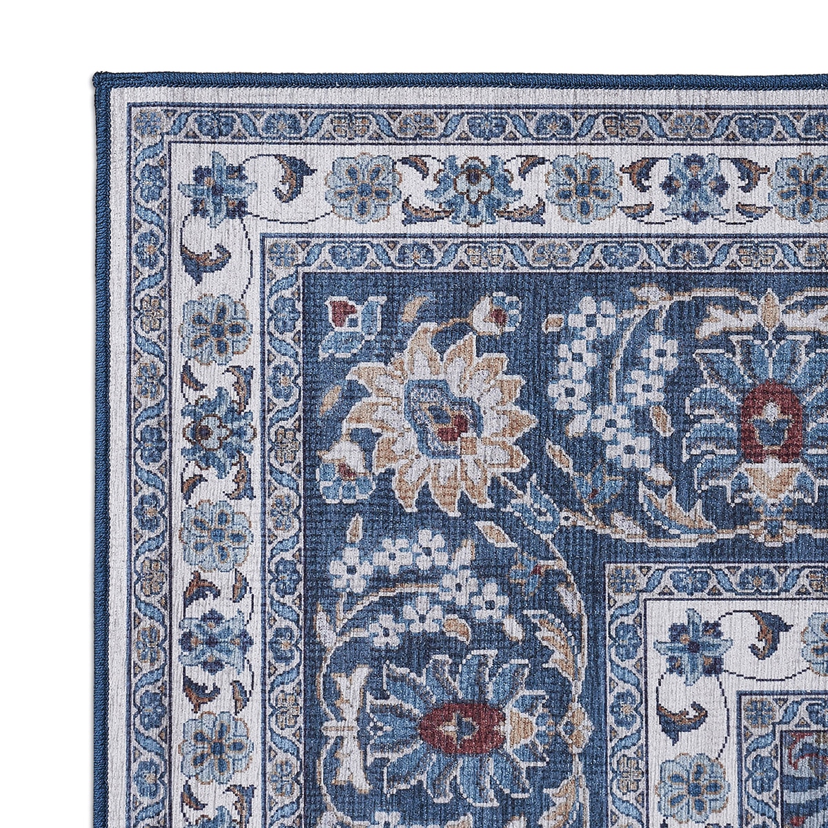 Wyatt&Ash 워셔블 러그 160x226cm - 블루