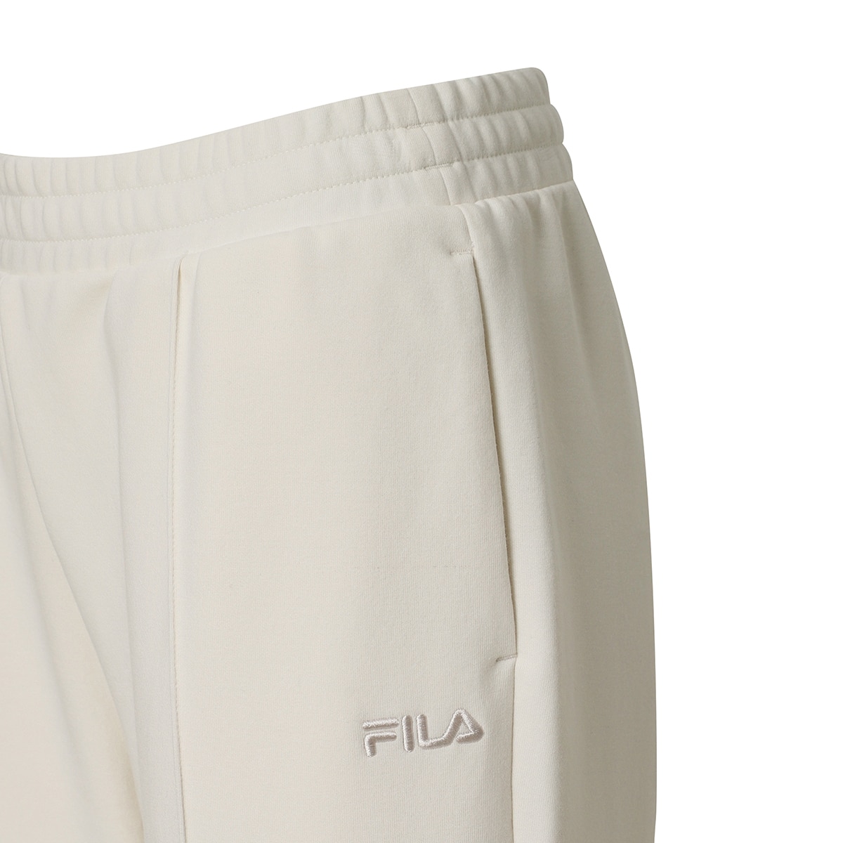 휠라 여성 스웨트 팬츠 - 아이보리, M