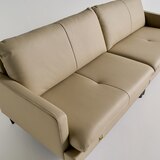 다우닝 코지 전체천연가죽 소파 3.5인