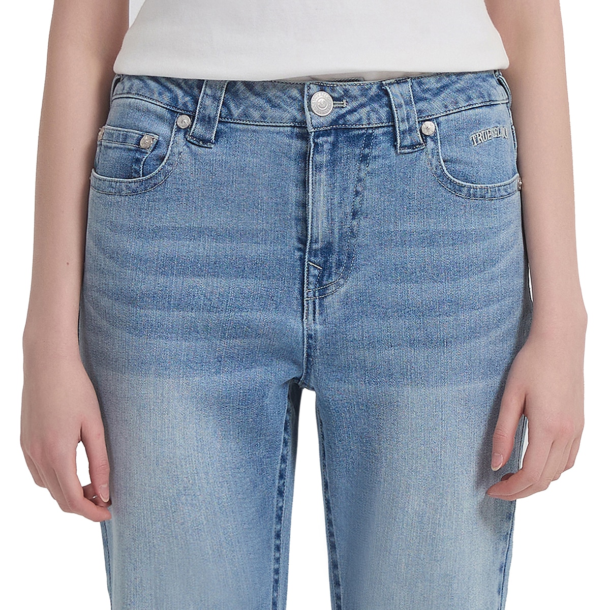 트루릴리젼 여성 세미플레어 청바지