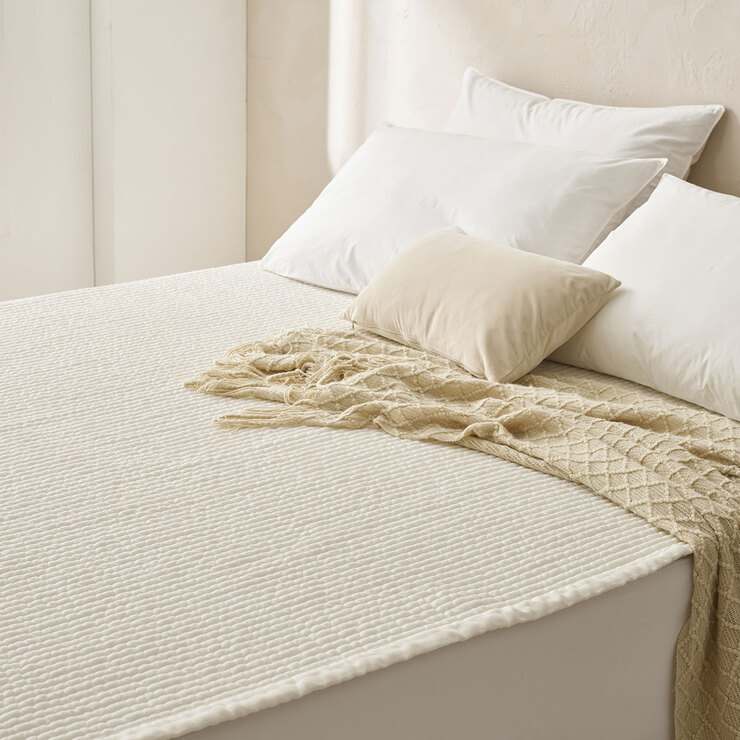 루마인 홈 모달 워싱 패드 110x200cm - 싱글, 아이보리