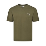 지프 남성 그래픽 반소매 티셔츠 - 카키