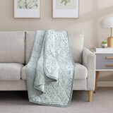 Sutton Place 냉감 담요 152 x 177cm - 그레이(플라워)
