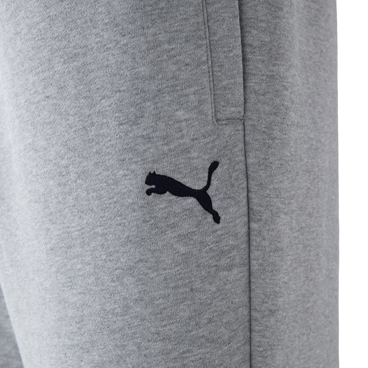 푸마 남성 프렌치 테리 스웨트 팬츠 - 라이트헤더그레이 L