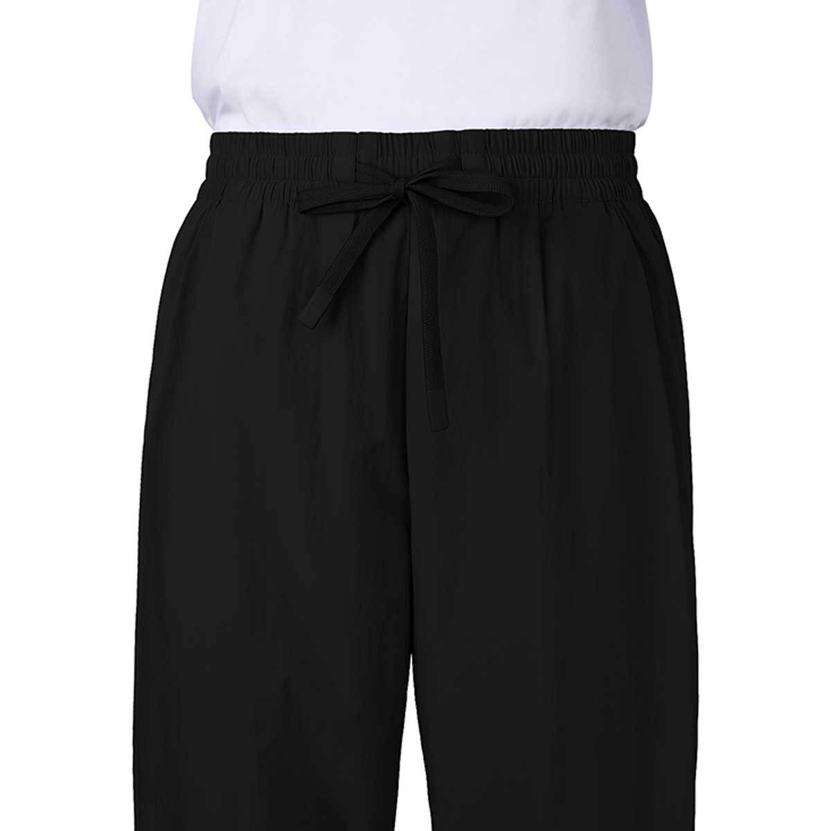 케네스콜 여성 나일론 밴딩 팬츠 - 블랙