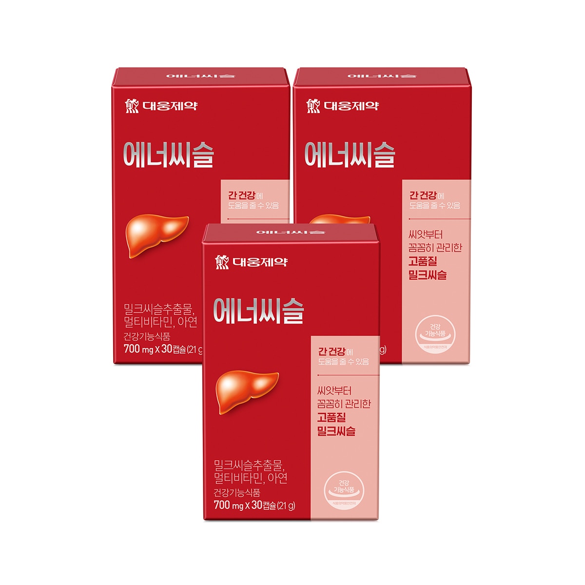 대웅제약에너씨슬밀크씨슬700mg x 30캡슐x 3박스